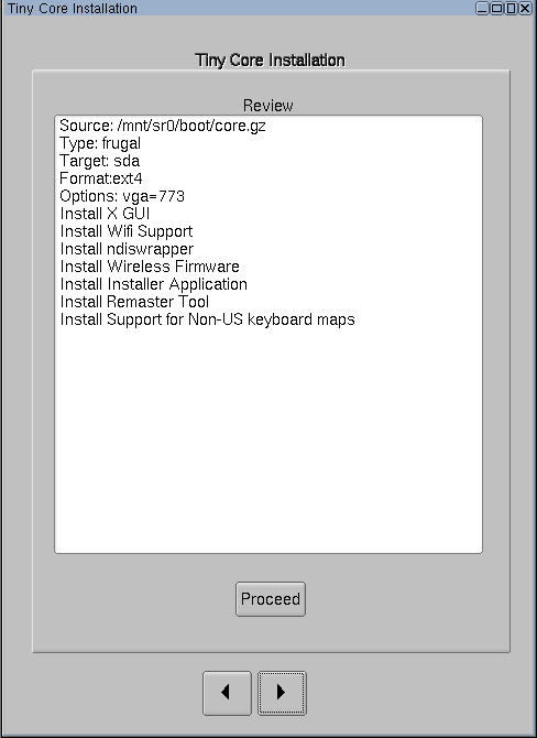 tinycore检查安装配置